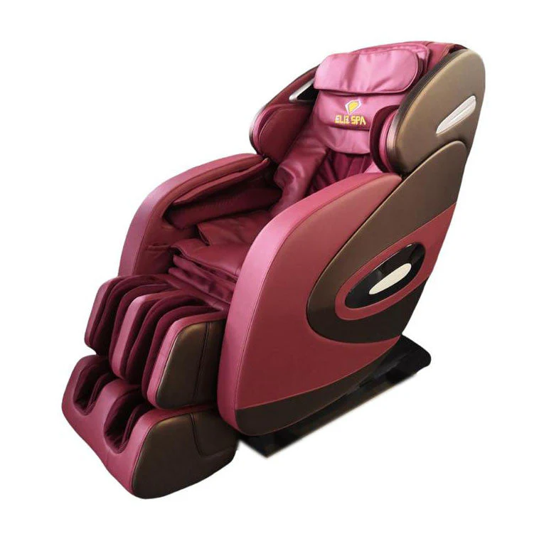 3D Massage Chair - RK7908D Burgundy - Image 2