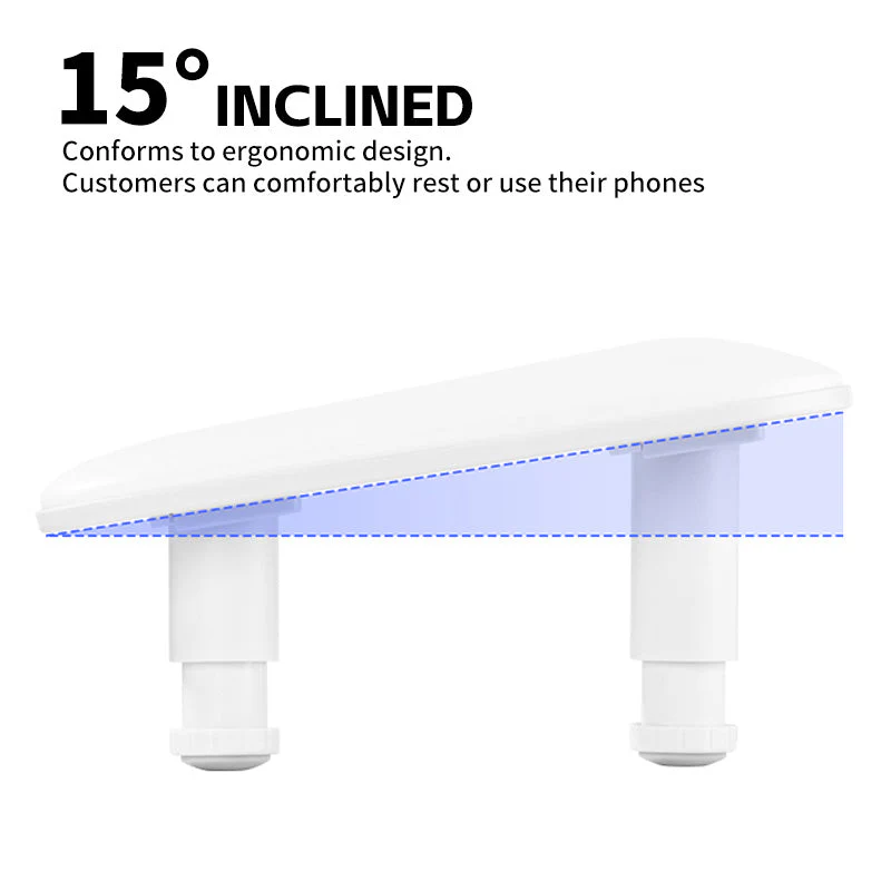 Arm Rest Pillow - White - Image 4
