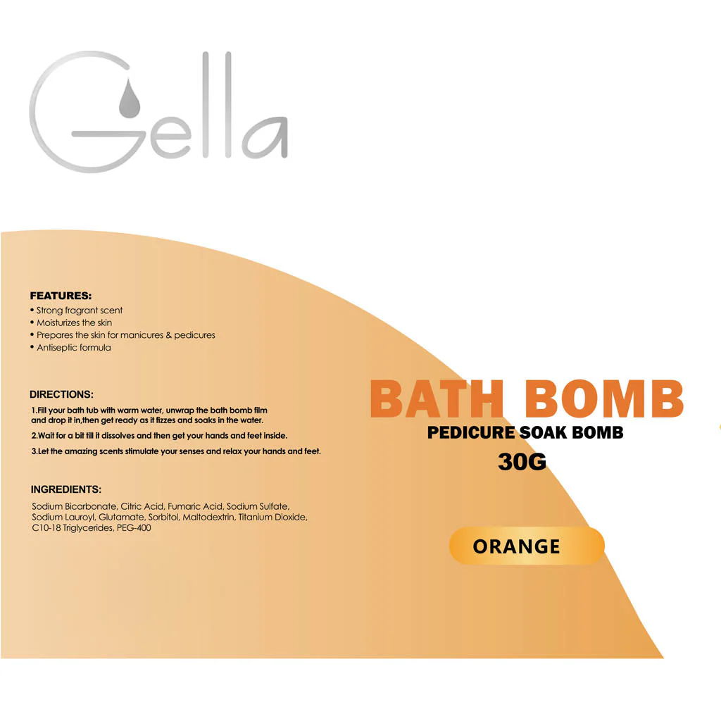 Bath Bomb - Orange 60pc - Image 2