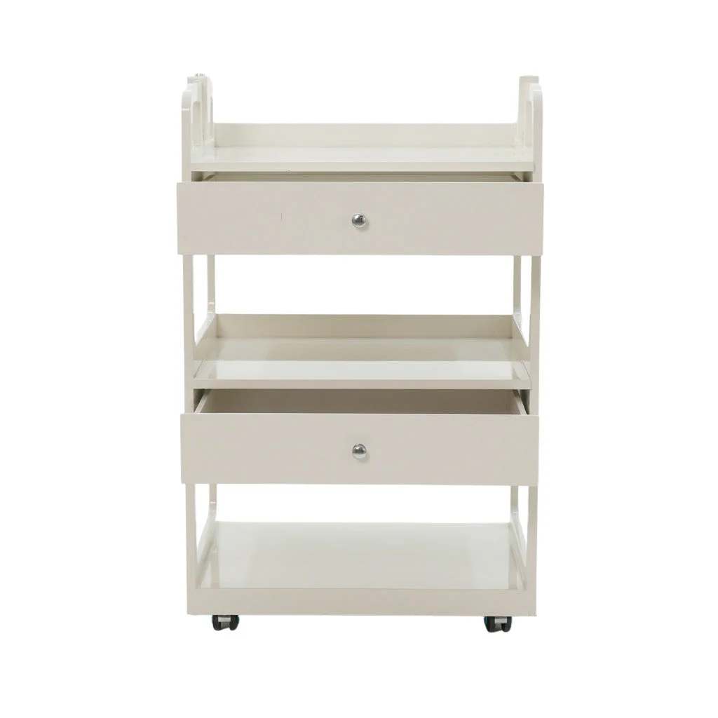 Beauty Trolley - 3 Tier White - Image 2