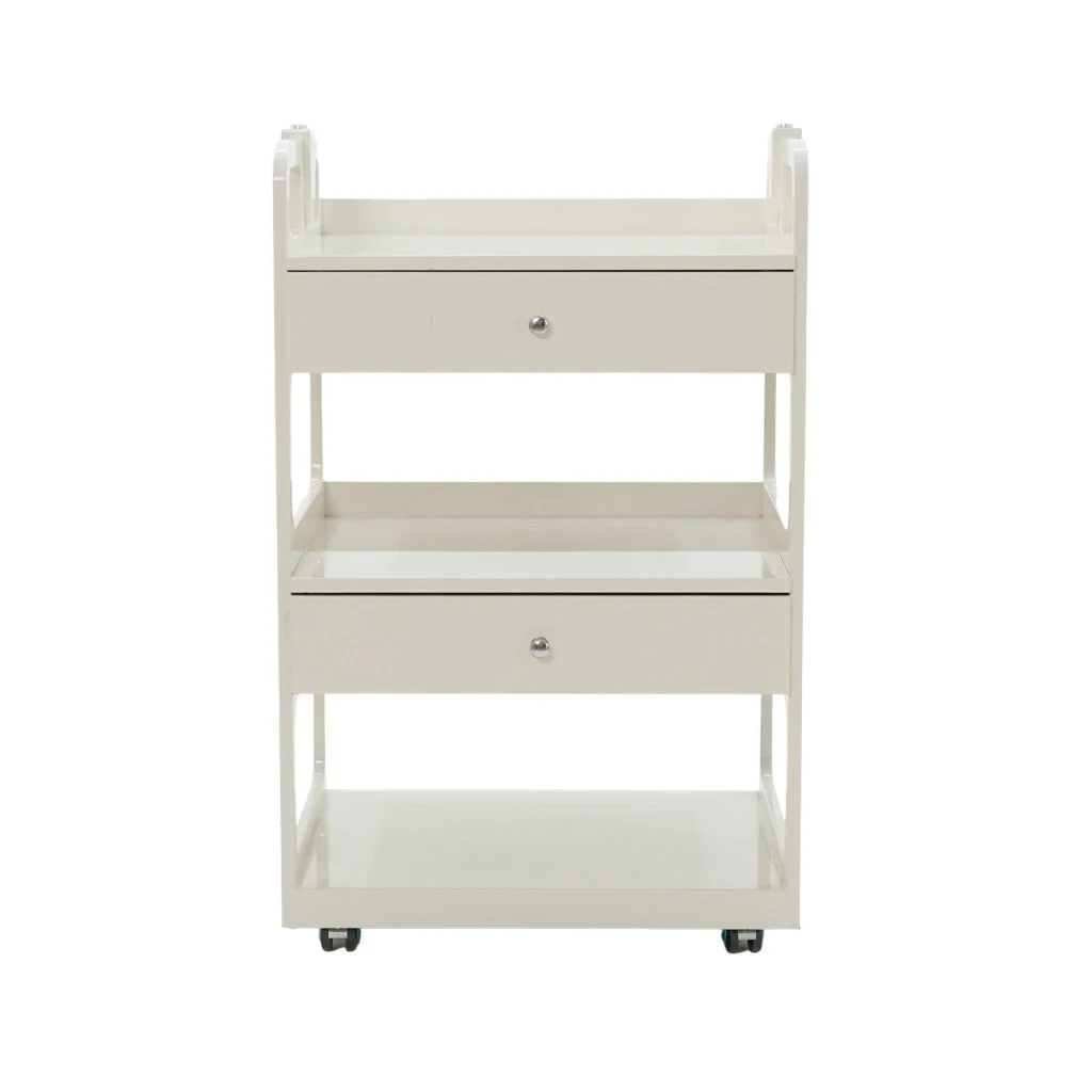 Beauty Trolley - 3 Tier White - Image 3