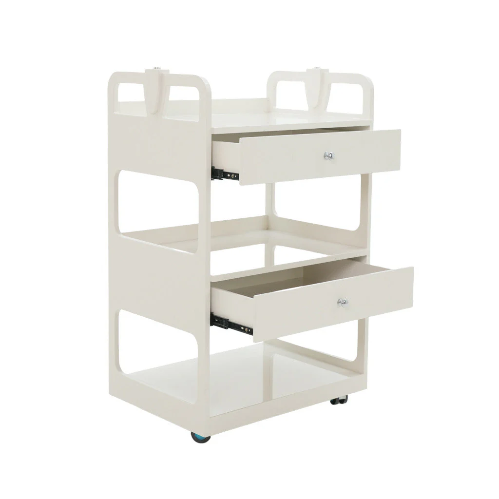 Beauty Trolley - 3 Tier White - Image 4