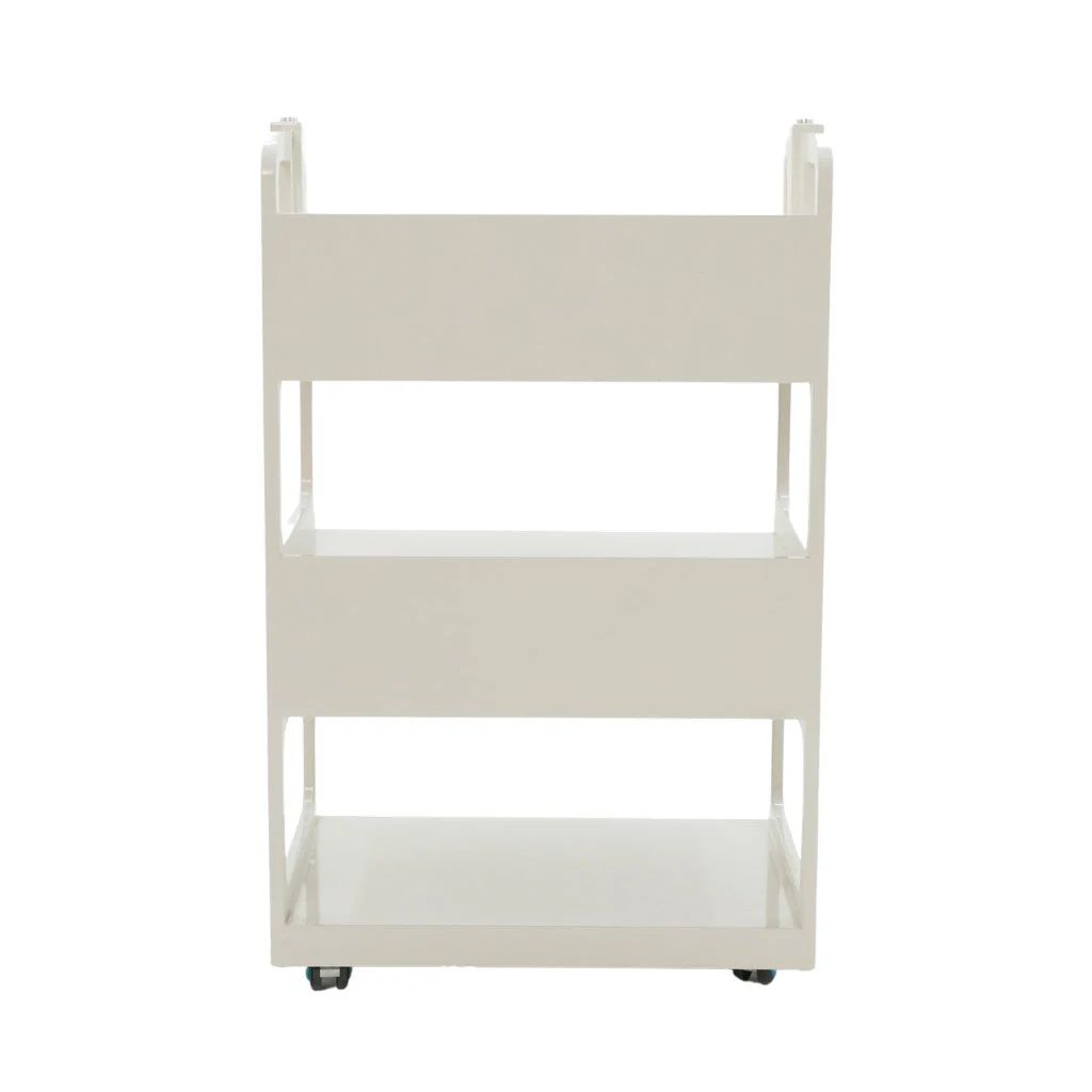 Beauty Trolley - 3 Tier White - Image 6