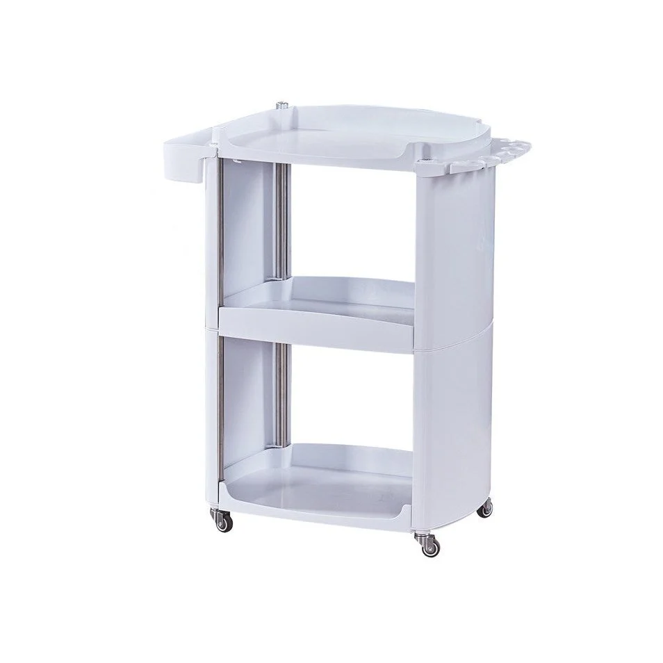 Beauty Trolley - White 2 Shelf - Image 2