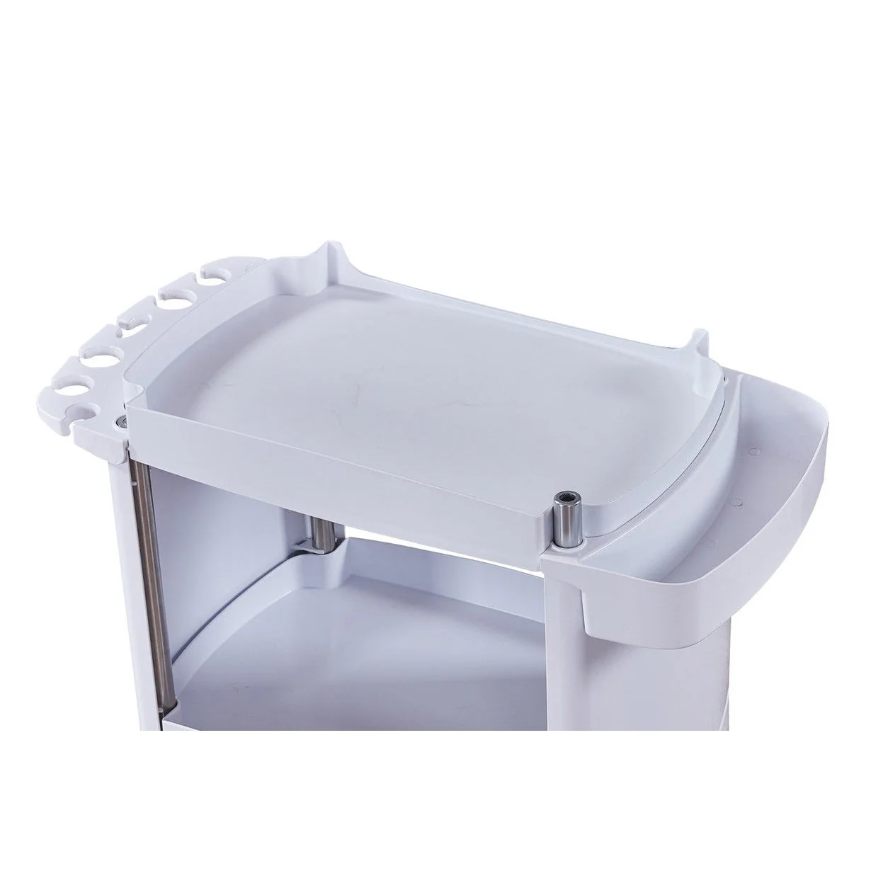Beauty Trolley - White 2 Shelf - Image 3