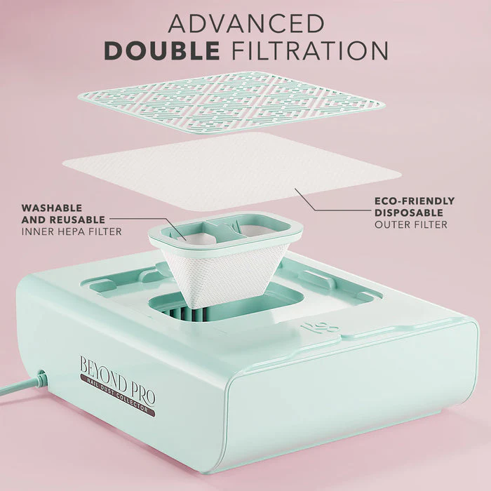 Beyond Pro Nail Dust Collector - Blue - Image 4
