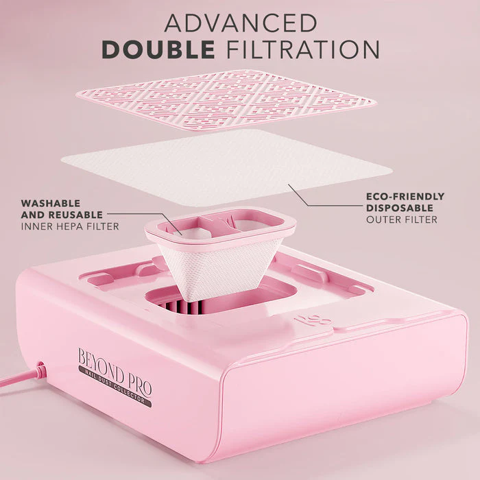 Beyond Pro Nail Dust Collector - Pink - Image 4
