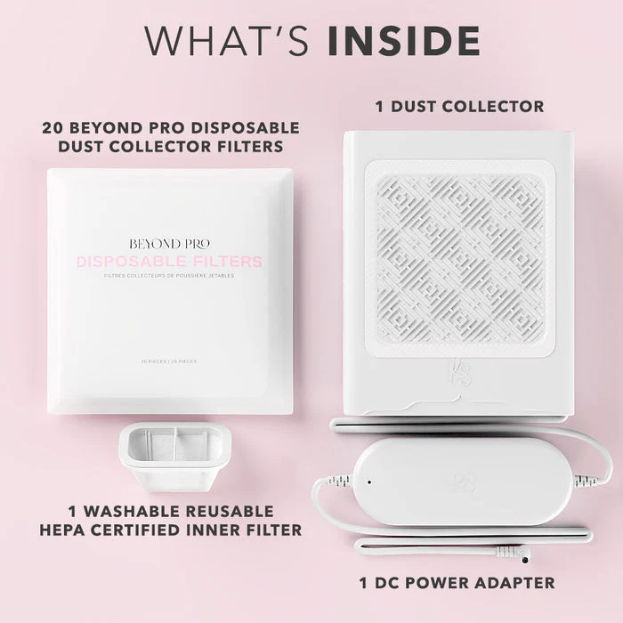 Beyond Pro Nail Dust Collector - White - Image 2