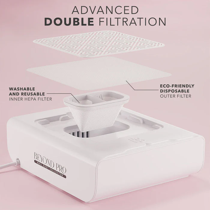 Beyond Pro Nail Dust Collector - White - Image 4
