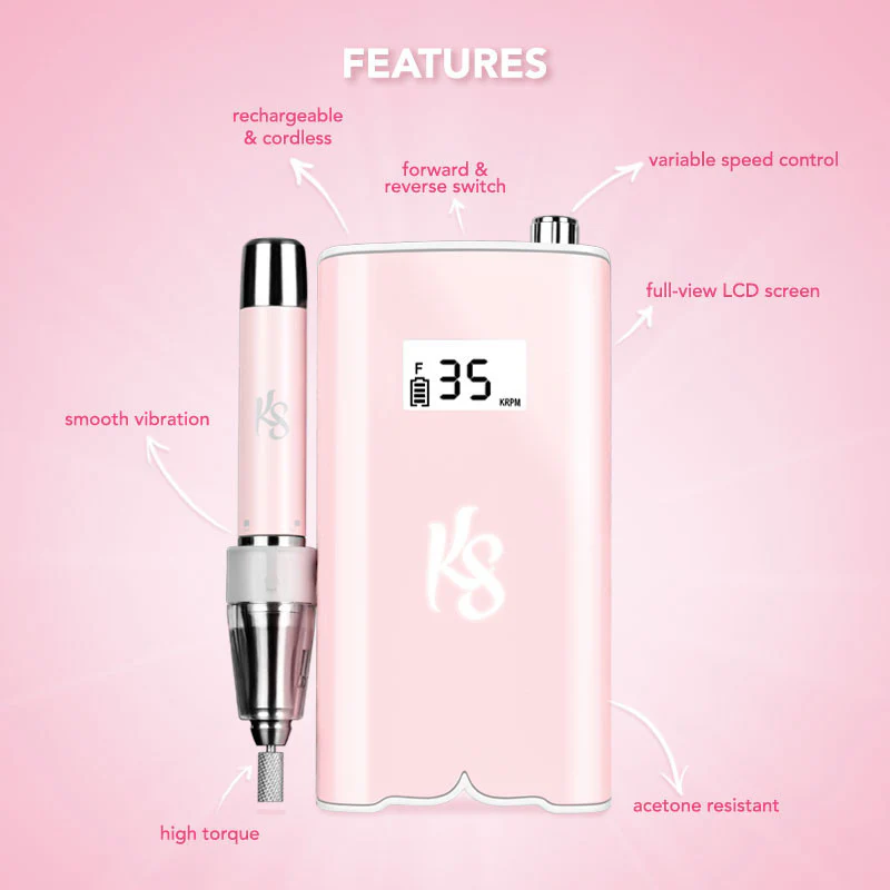 Beyond PRO Portable Drill Pink - Image 3