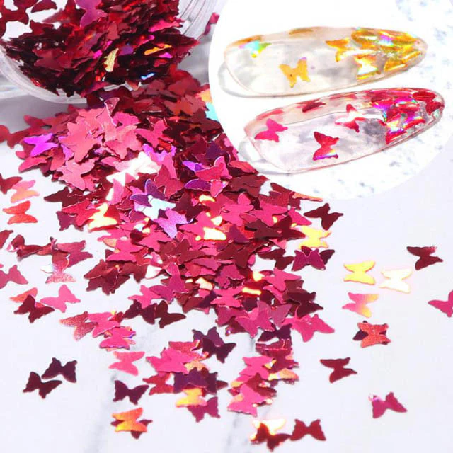 Butterfly Holo Glitter Flakes - Image 2