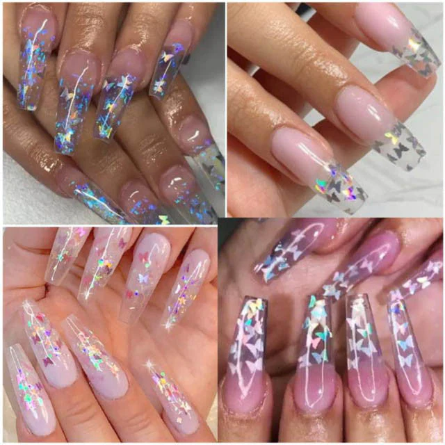 Butterfly Holo Glitter Flakes - Image 3