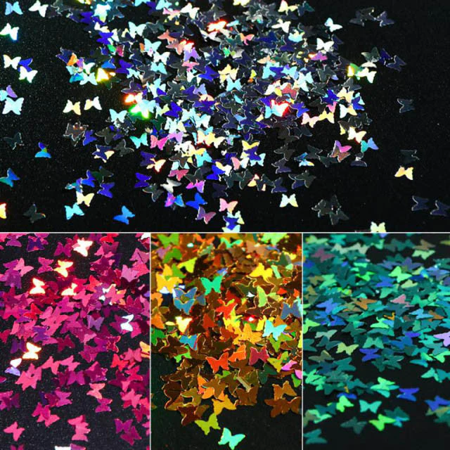 Butterfly Holo Glitter Flakes - Image 4
