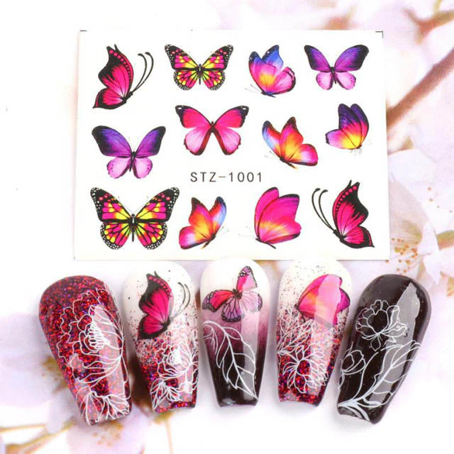 Butterfly Water Transfer Decals - Image 2