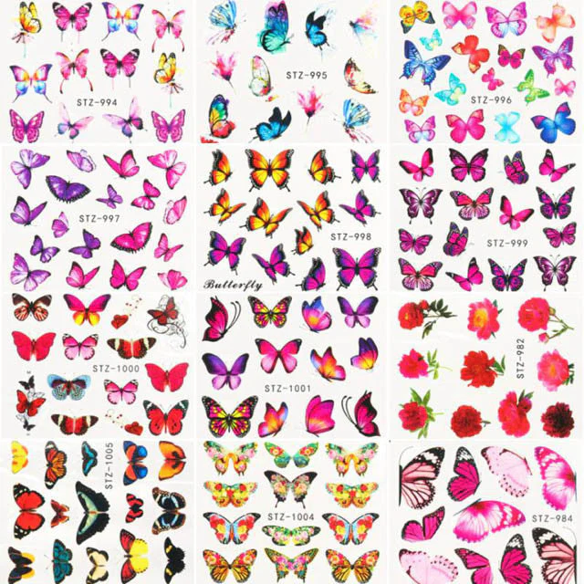 Butterfly Water Transfer Decals - Image 4