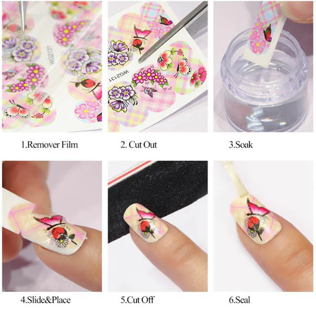 Butterfly Water Transfer Decals - Image 6