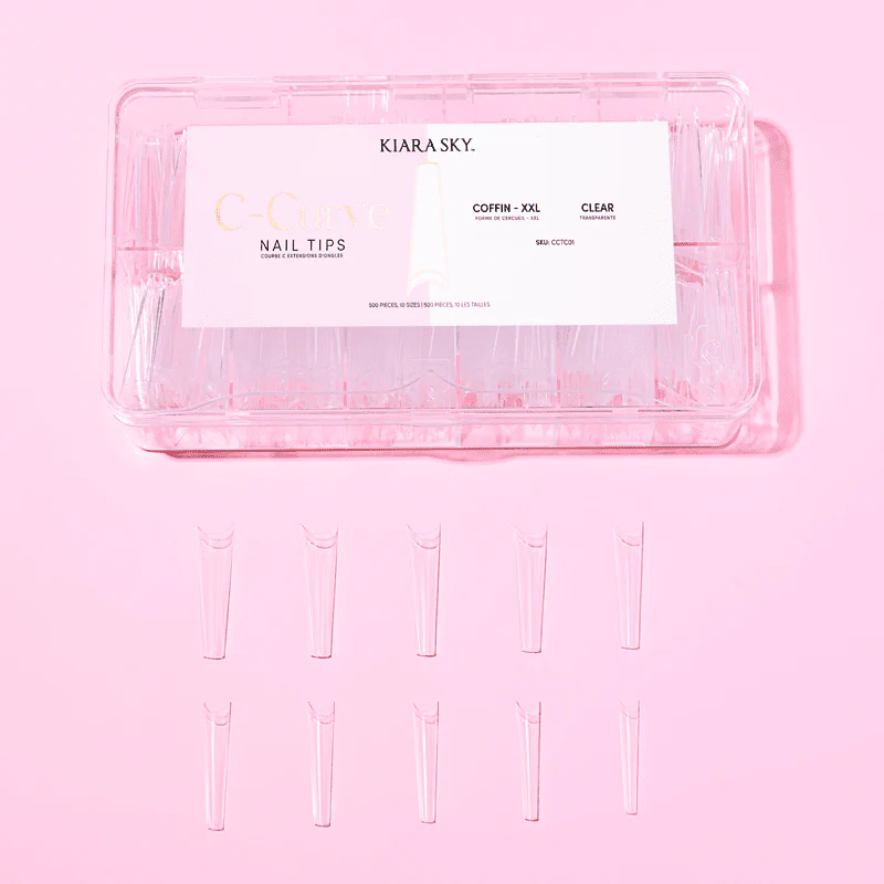 C-Curve Tip - CCTC01 XXL Coffin Clear 500pc - Image 2