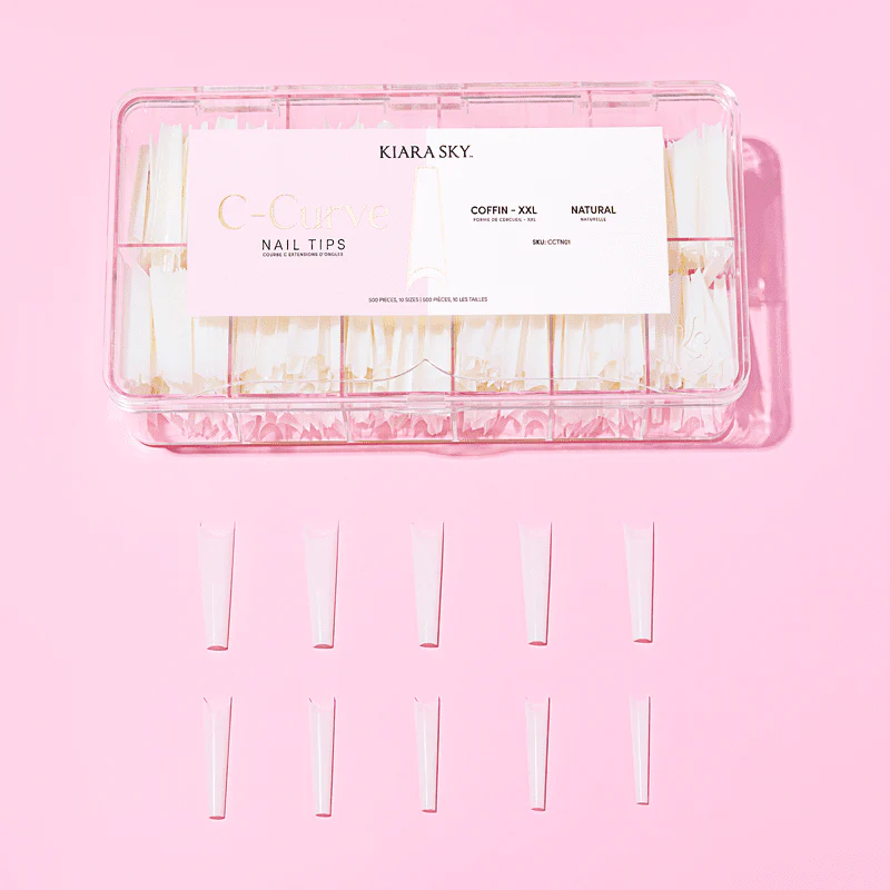 C-Curve Tip - CCTC01 XXL Coffin Natural 500pc - Image 2