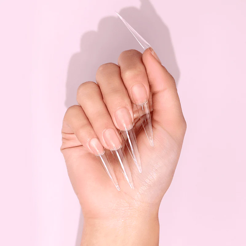 C-Curve Tip - CCTC02 XXL Stiletto Clear 500pc - Image 3