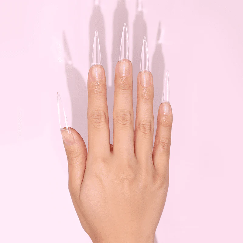 C-Curve Tip - CCTC02 XXL Stiletto Clear 500pc - Image 4