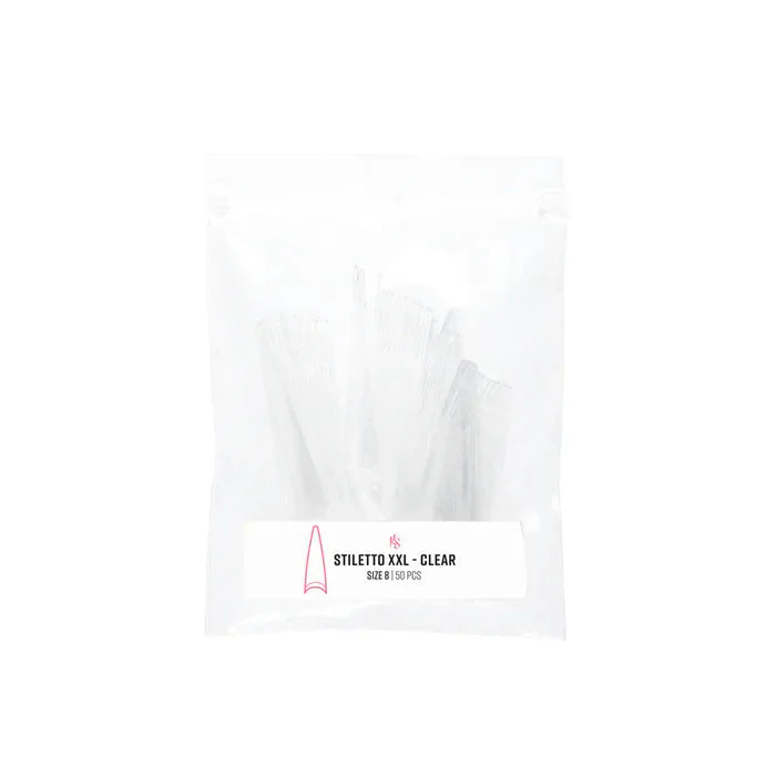 C-Curve Tip - CCTC02 XXL Stiletto Clear Refill - Image 9