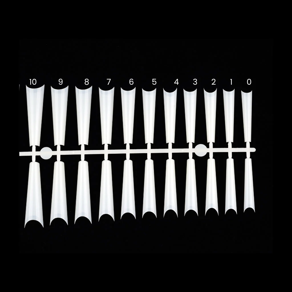 Coffin Natural Tip - Size 9 (10pk) - Image 3