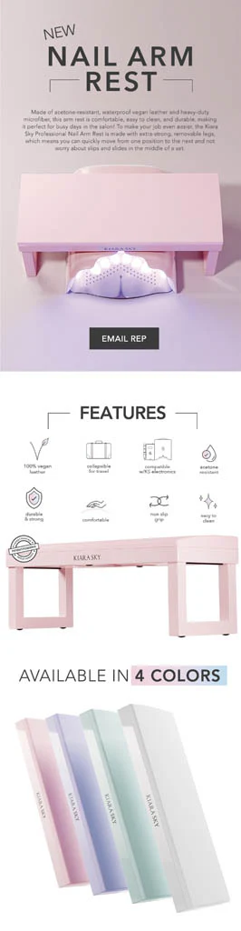 Nail Arm Rest - Pink - Image 6