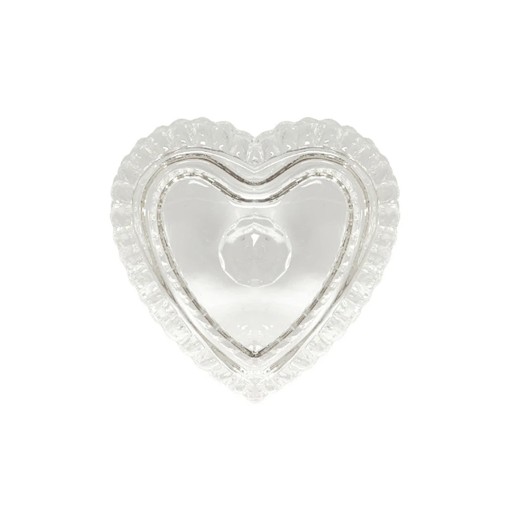 Crystal Jar - Heart with Handle - Image 2