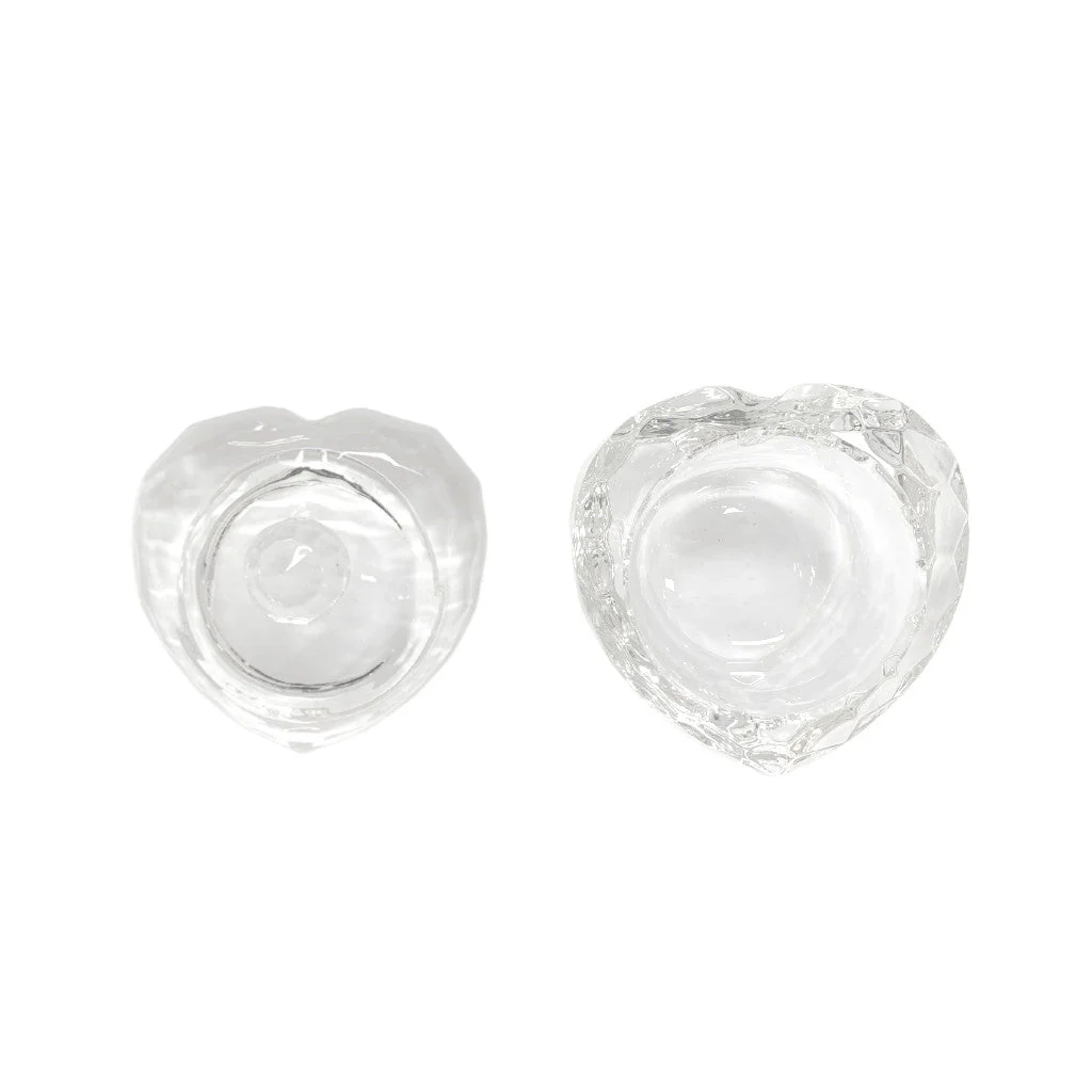 Crystal Jar - Rounded Heart with Handle - Image 3