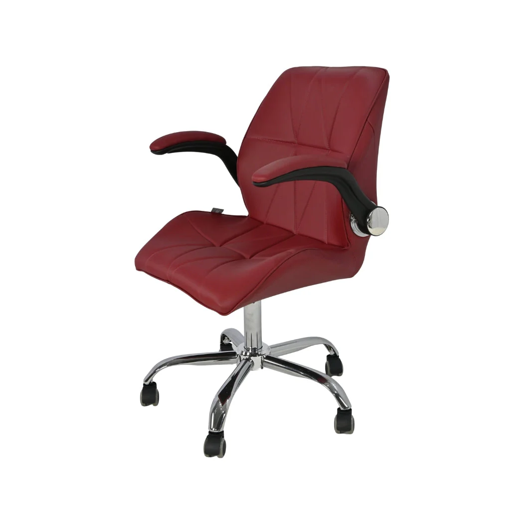 Customer Chair - 3239B Burgundy - Image 2