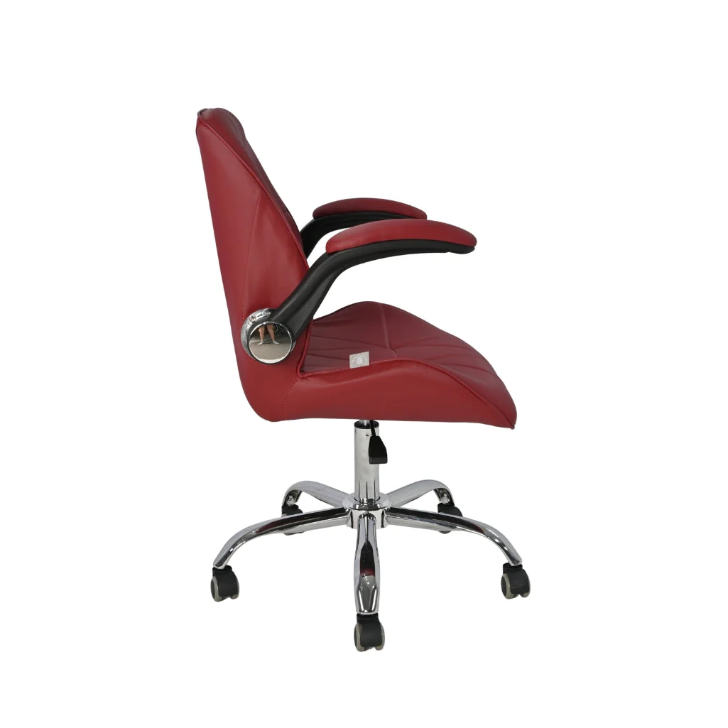 Customer Chair - 3239B Burgundy - Image 3