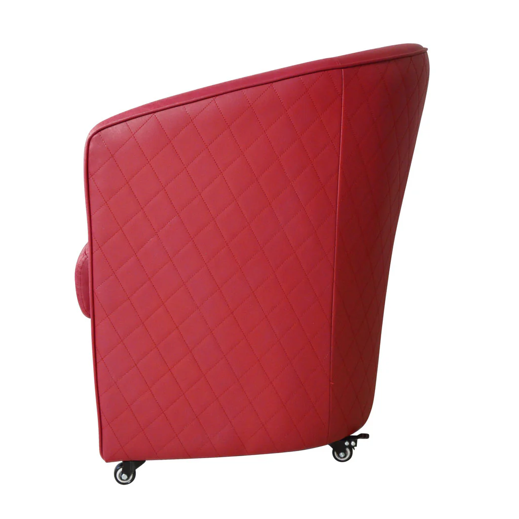Customer Chair Deluxe - S0105 Burgundy - Image 5