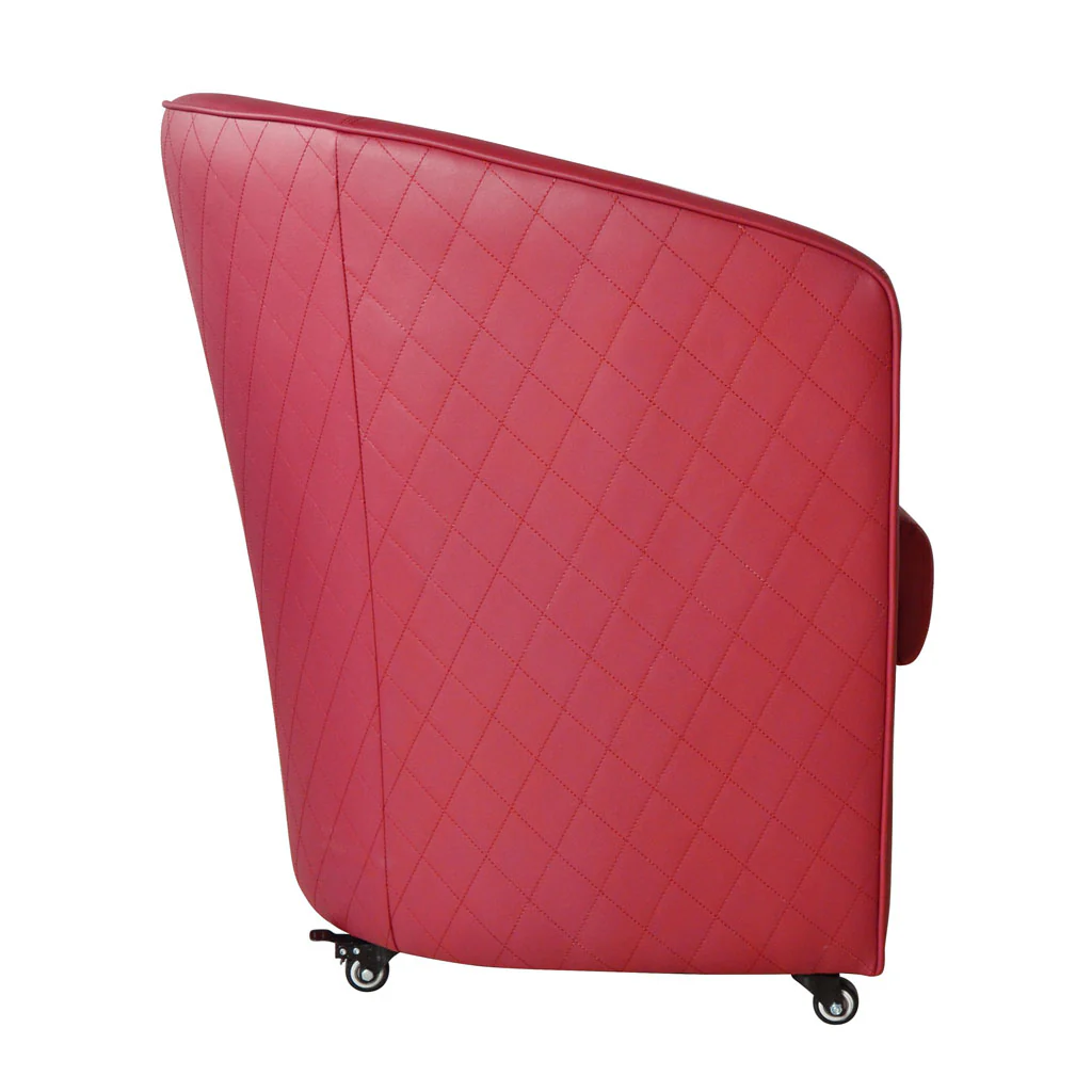 Customer Chair Deluxe - S0105 Burgundy - Image 6