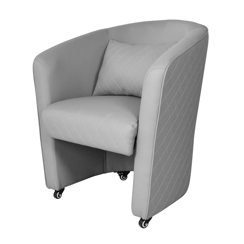 Customer Chair Deluxe - S0105 Grey - Image 2