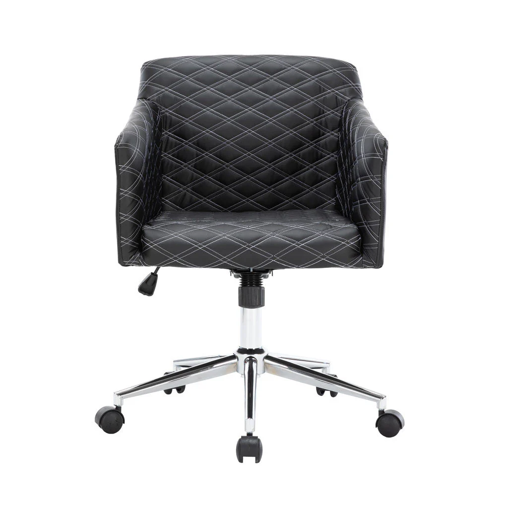 Customer Chair - Double Diamond KY998 Black - Image 2
