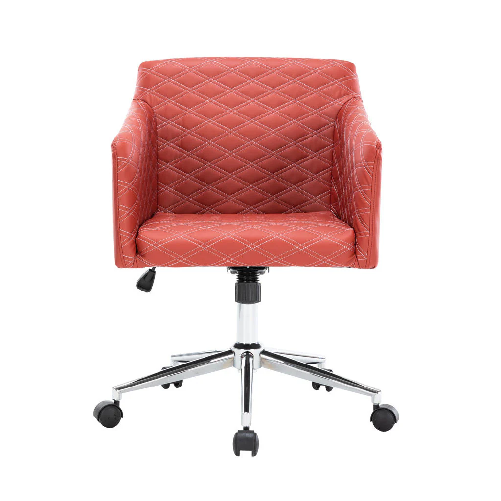 Customer Chair - Double Diamond KY998 Burgundy - Image 2