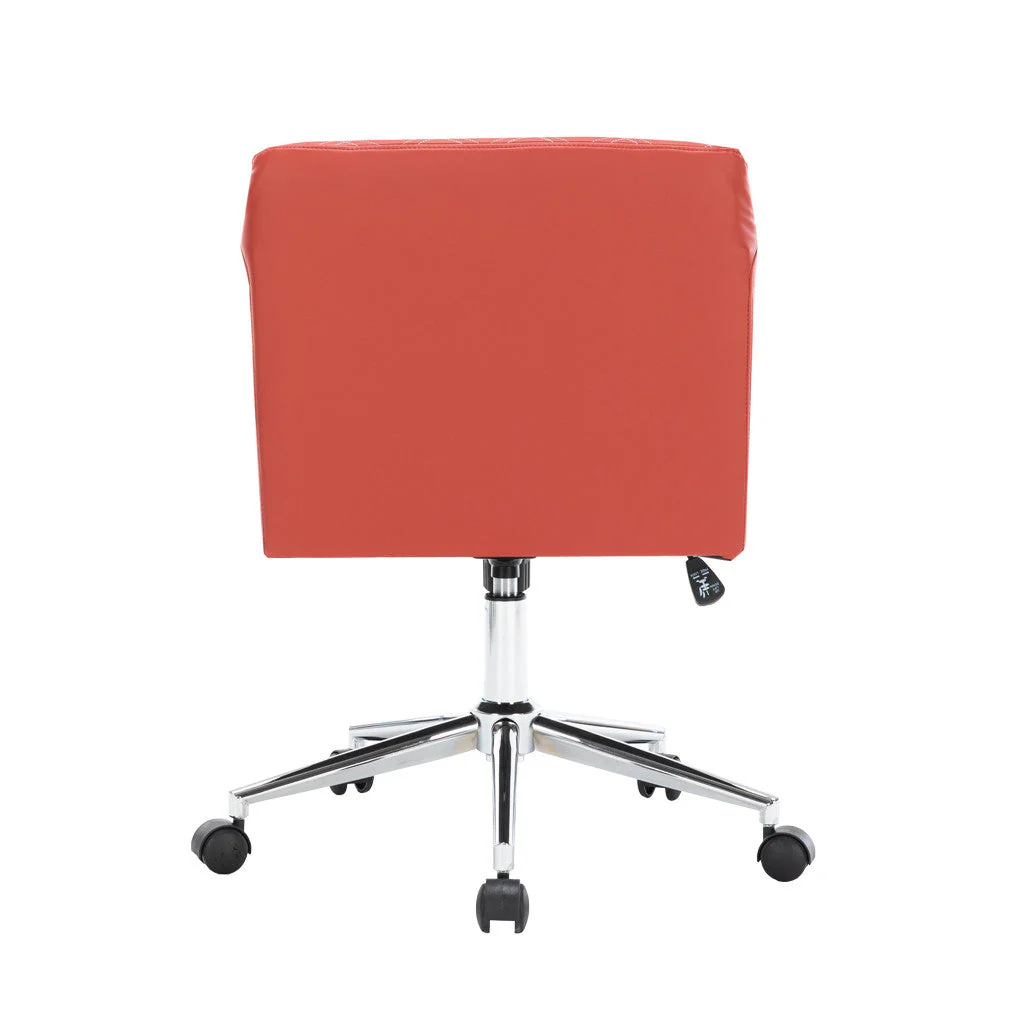 Customer Chair - Double Diamond KY998 Burgundy - Image 3