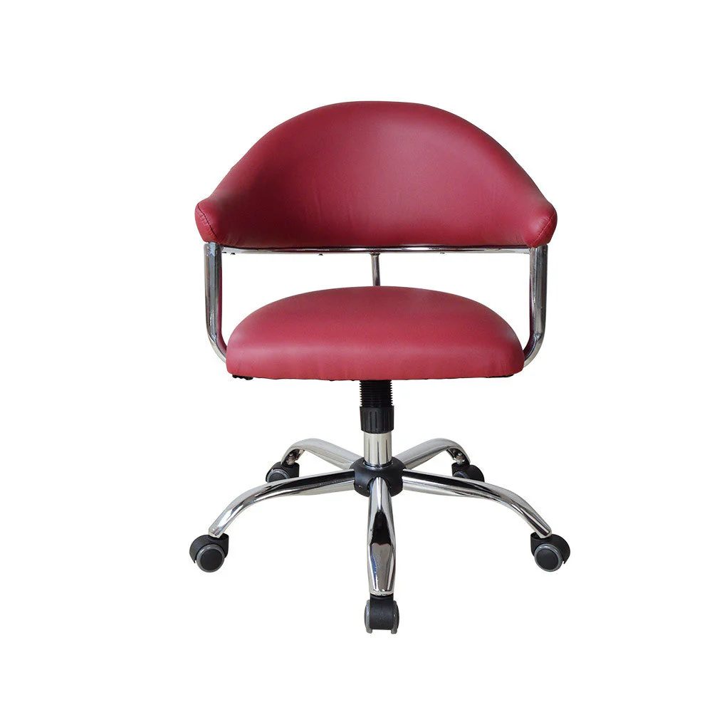 Customer Chair Premium - GY2110 Burgundy - Image 2
