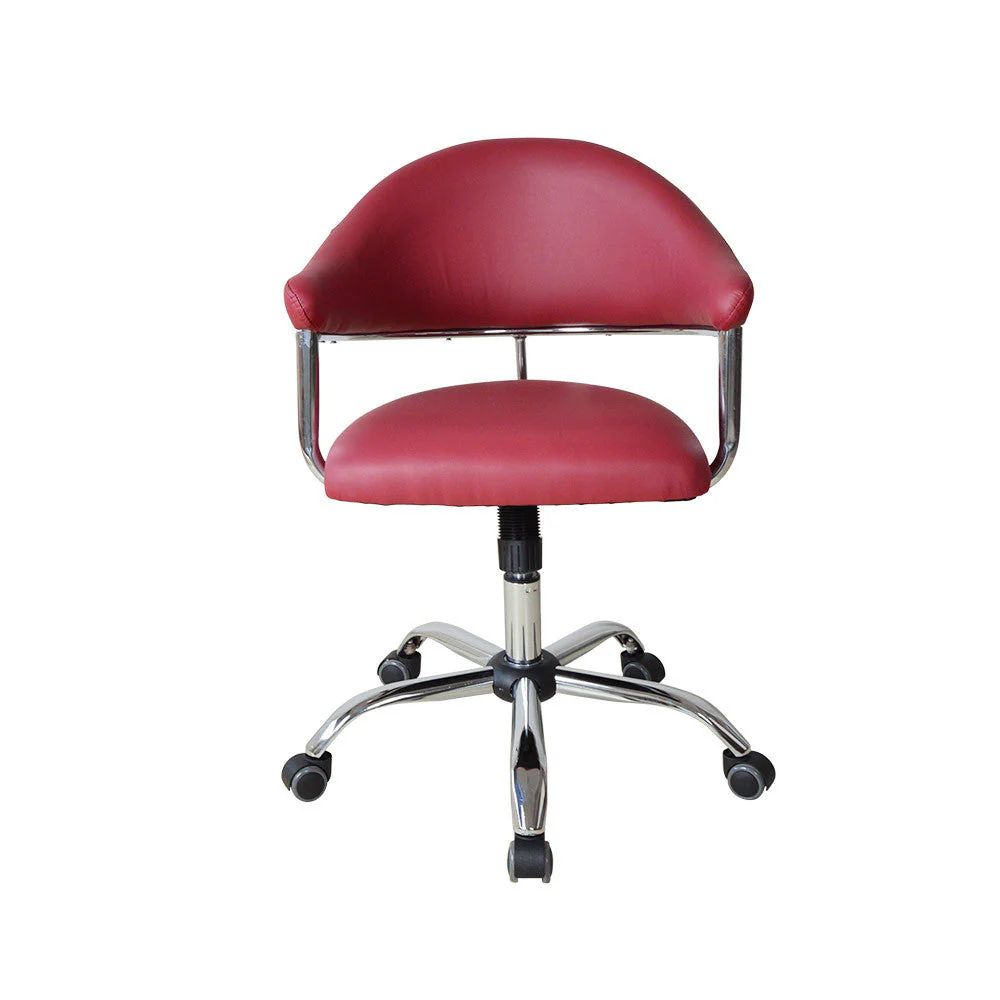 Customer Chair Premium - GY2110 Burgundy - Image 7