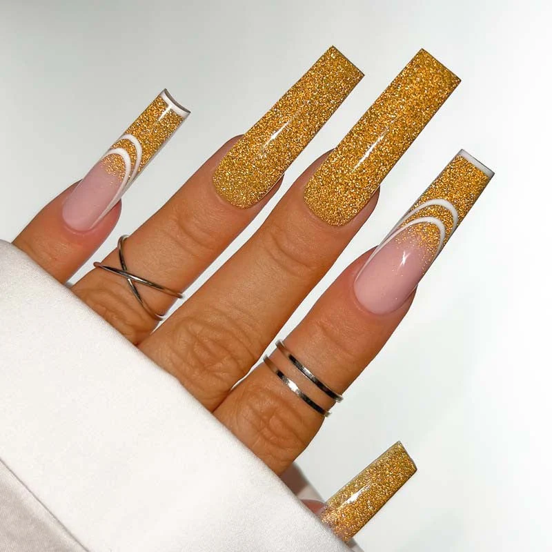 Diamond FX Acrylic Powder - AFX09 Gold Touch - Image 3