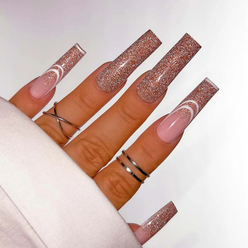 Diamond FX Acrylic Powder - AFX12 Peach For The Stars - Image 3