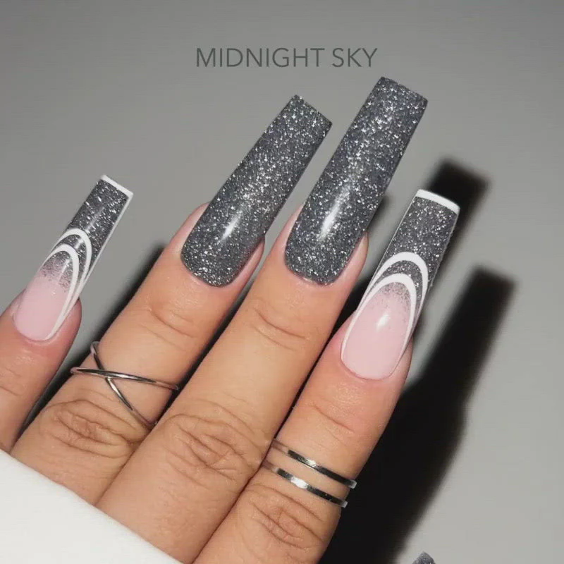 Diamond FX Acrylic Powder - AFX18 Midnight Sky - Image 2