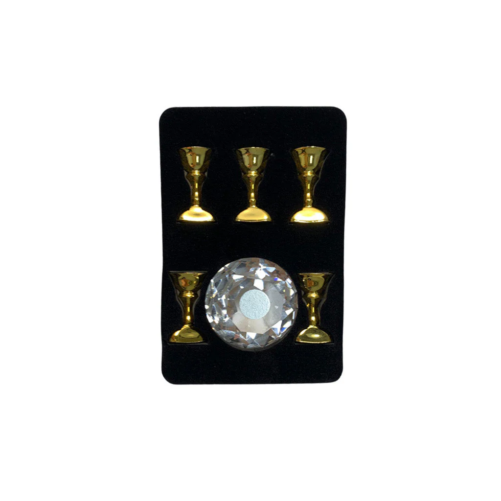 Diamond Nail Holder Magnetic Display Stand - White - Image 2