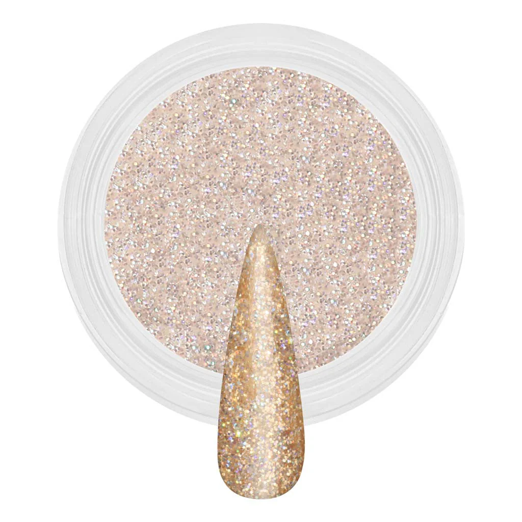 Dip & Acrylic Powder - D119 Gold Dust - Image 2