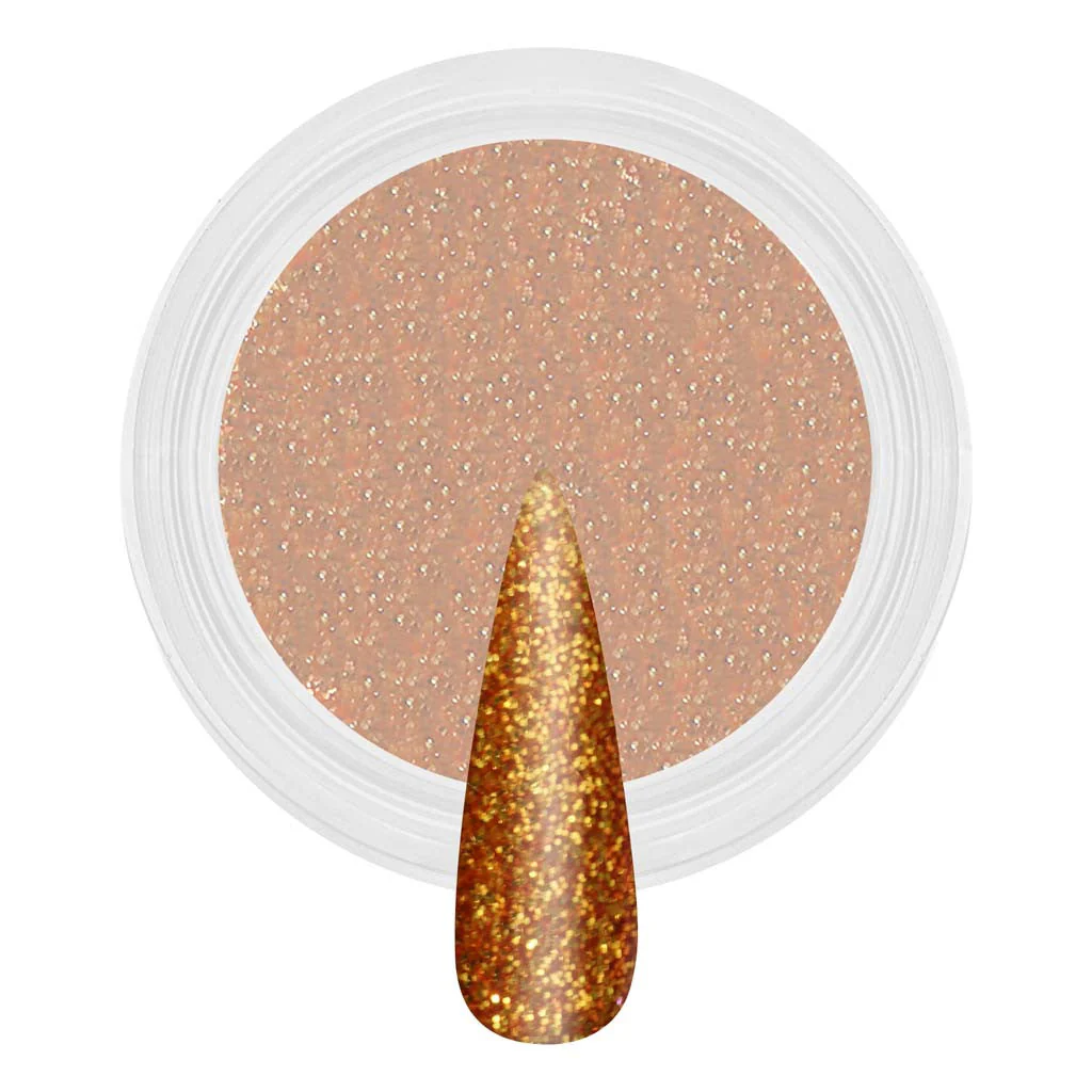 Dip & Acrylic Powder - D120 Metalic Gold - Image 2