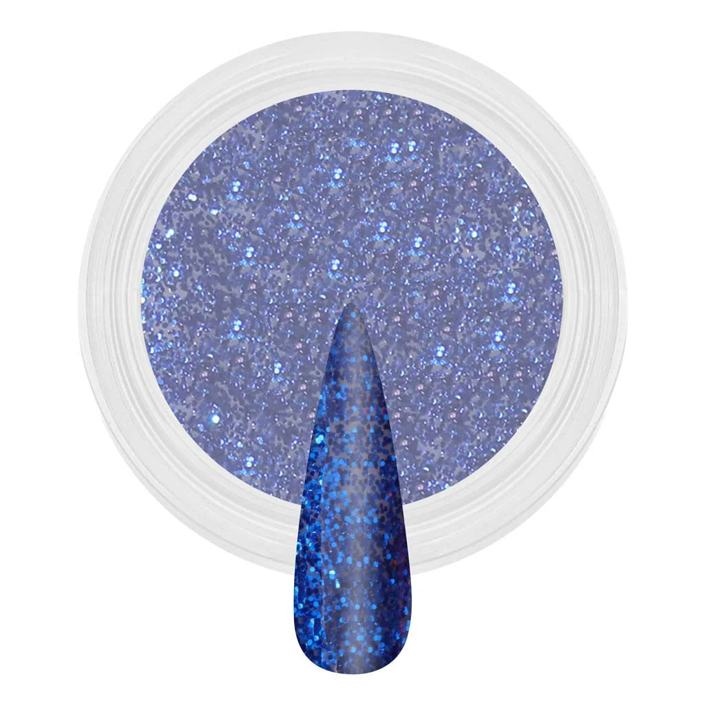 Dip & Acrylic Powder - D129 Bling On Blue - Image 2