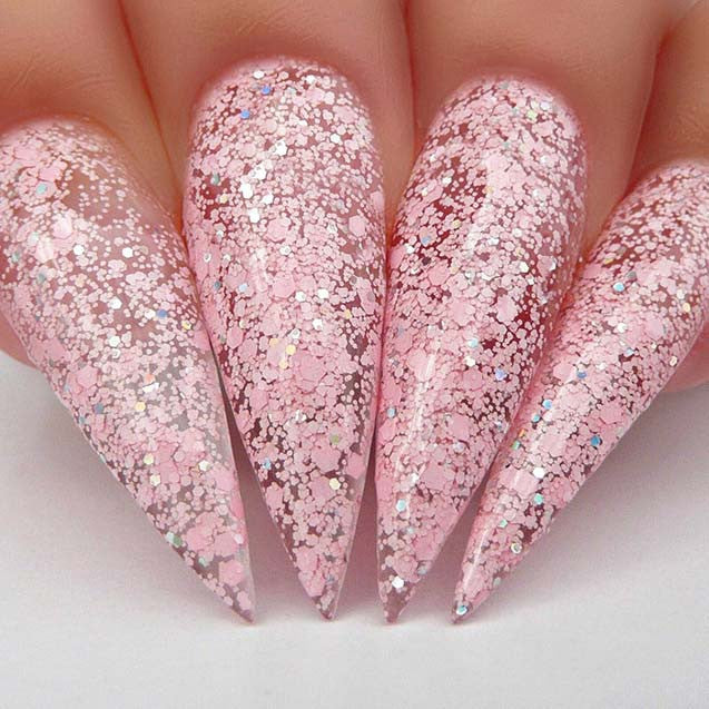 Dip Powder - D496 Pinking Of Sparkle - Image 2