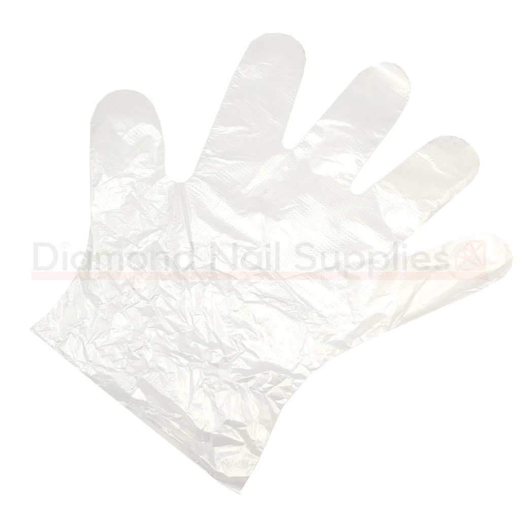 Disposable Clear PE Gloves - Image 2