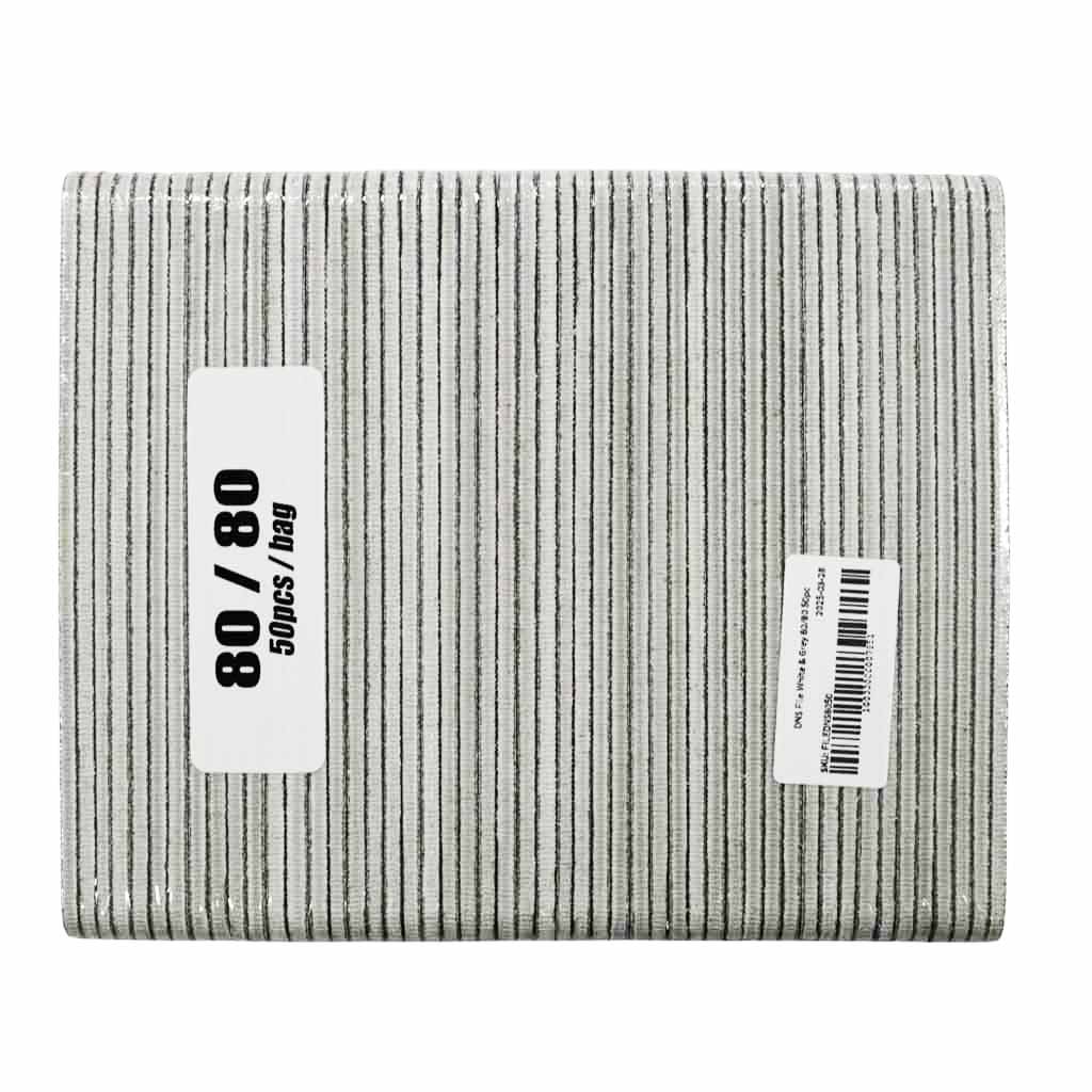 File - White & Grey 80/80 50pc - Image 2