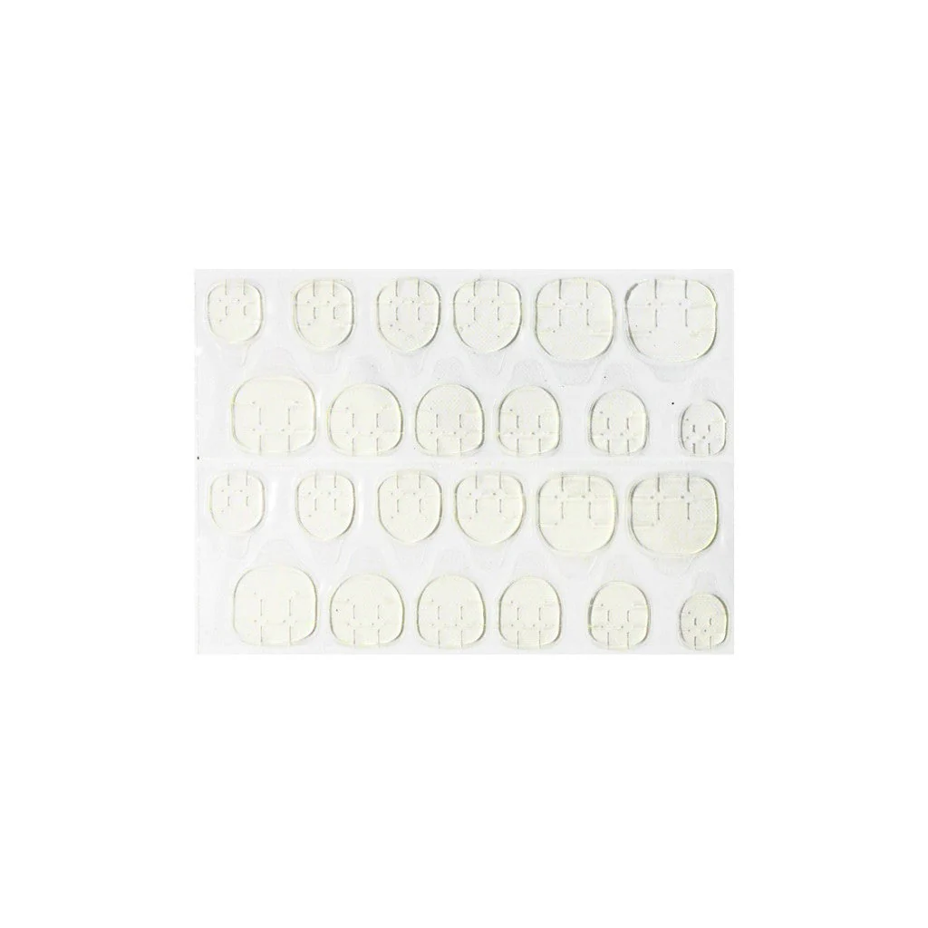 Double Sided Nail Art Adhesive Tabs 10pc - Natural - Image 2